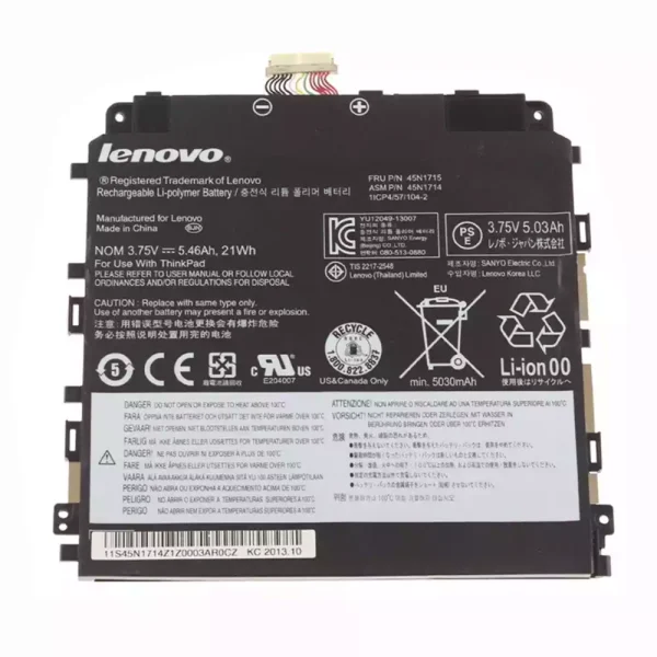 Pin máy tính bảng LENOVO 45N1715,45N1714