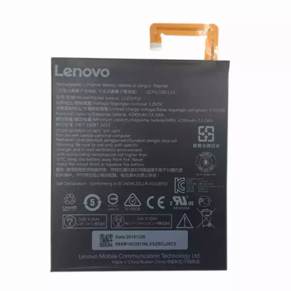 Pin máy tính bảng LENOVO L13D1P32