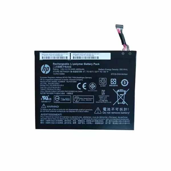 Pin máy tính bảng HP L83-4938-620-00-4,6027b0130401,L53-0746-00-00-1