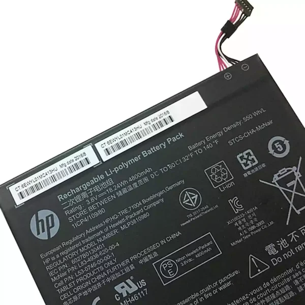 Pin máy tính bảng HP MLP3810980,Pro Tablet 408 G1 - Hình ảnh 3