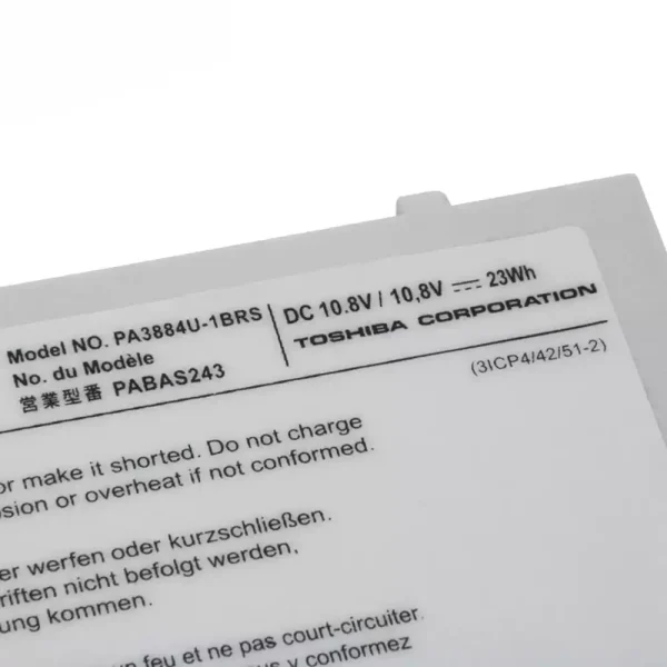 Pin máy tính bảng TOSHIBA AT100 AT105 WT310 - Hình ảnh 3