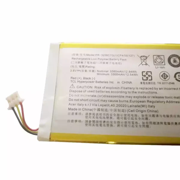 Pin máy tính bảng Acer PR-3258C7G,A1-734,B1-733 - Hình ảnh 3