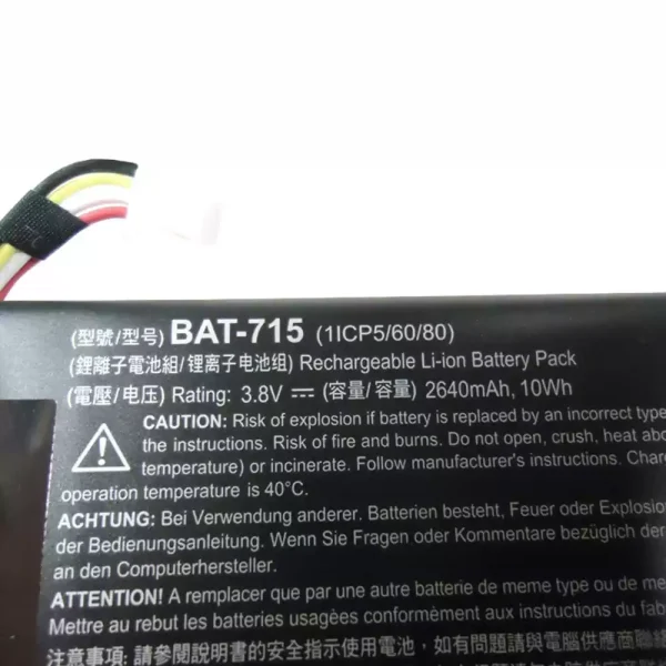 Pin máy tính bảng ACER BAT-715 - Hình ảnh 3