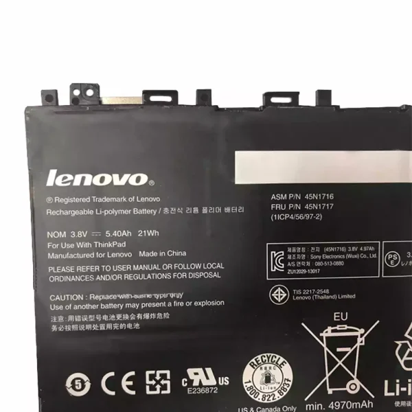 Pin máy tính bảng LENOVO 45N1716,45N1717 - Hình ảnh 3