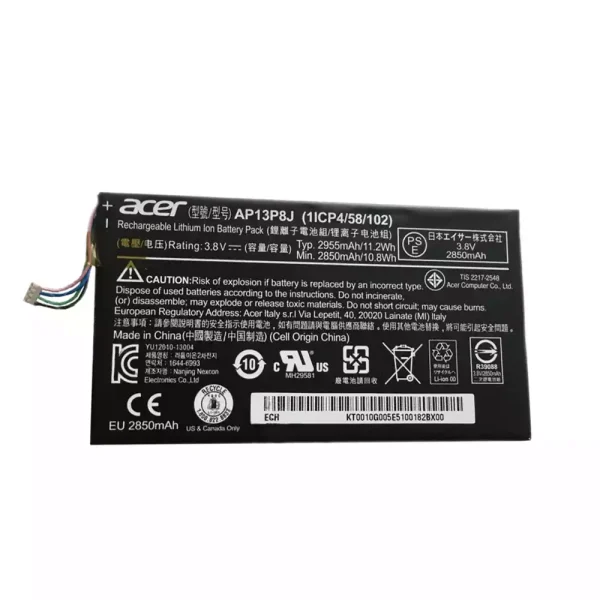 Pin máy tính bảng ACER AP13P8J