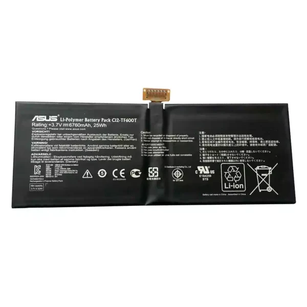 Pin máy tính bảng ASUS C12-TF600T,VivoTab RT TF600T TF600TG