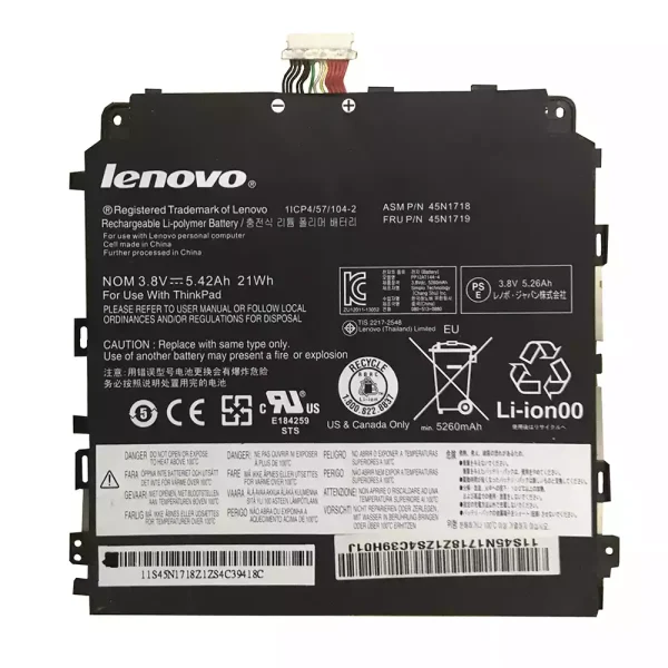 Pin máy tính bảng LENOVO 45N1718,45N1719