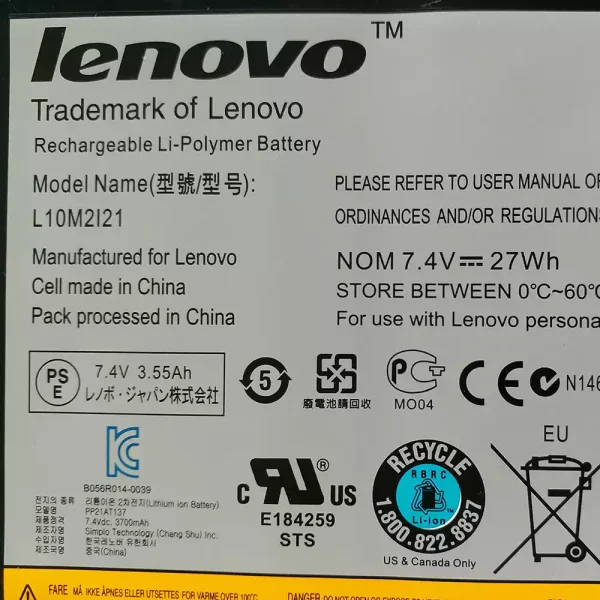 Pin máy tính bảng LENOVO L10M2121 - Hình ảnh 3