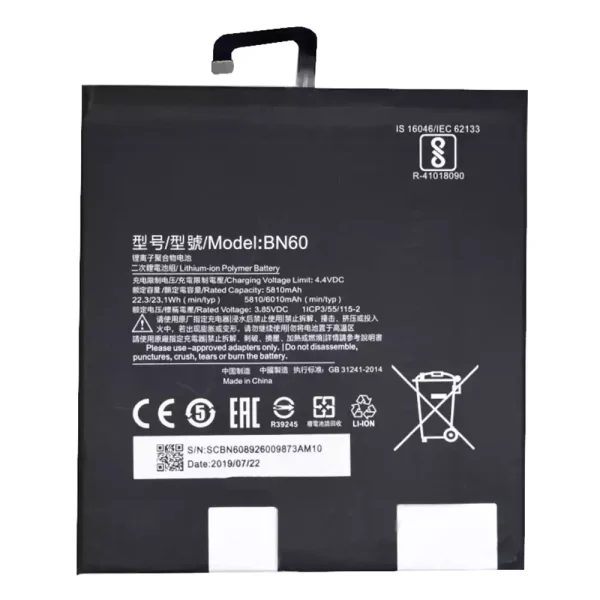 Pin máy tính bảng XiaoMi BN60,Mipad 4