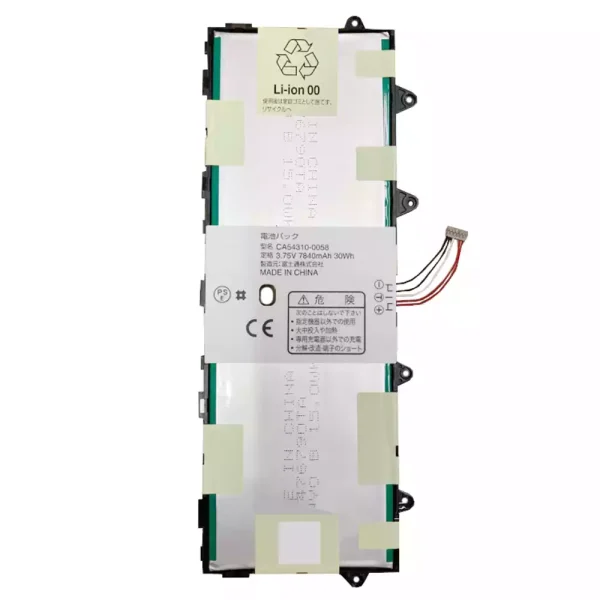 Pin máy tính bảng DOCOMO Fujitsu ARROWS Tab F-03G,CA54310-0058