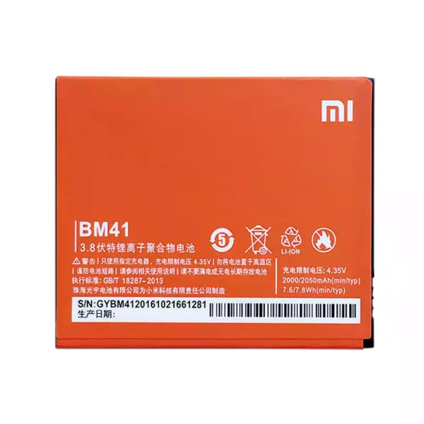 Pin BM41 Thích hợp cho Xiaomi Redmi 1S Hongmi 1S