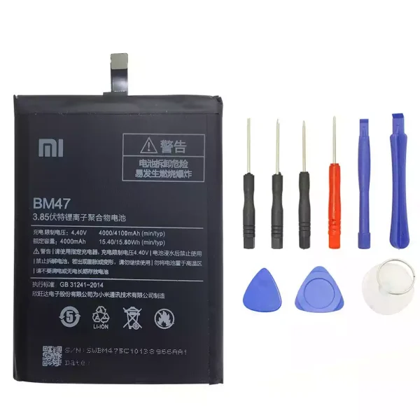 Pin BM47 Thích hợp cho Xiaomi Redmi Hongmi 3,Redmi 3S,Redmi 3X,Redmi 3pro,Redmi 4X