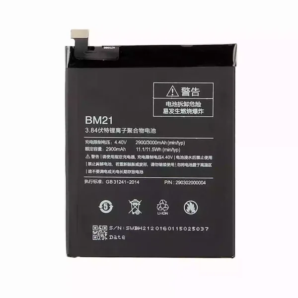 Pin BM21 Thích hợp cho Xiaomi Mi Note