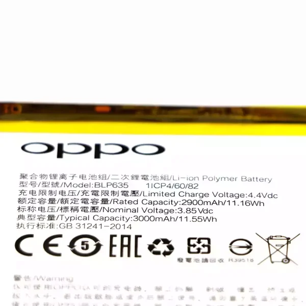 Pin BLP635 Thích hợp cho OPPO R11 - Hình ảnh 2