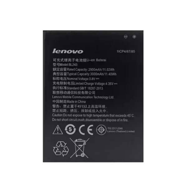 Pin BL243 Thích hợp cho LENOVO k3 note,K50-T5,K50-T3S,A7600-M,A5890,A5600,A5500,A5860,A7000