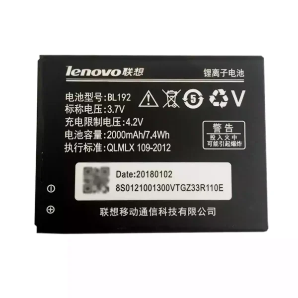 Pin BL192 Thích hợp cho LENOVO A505E,A560,A680,A590,A338T,A750,A388T