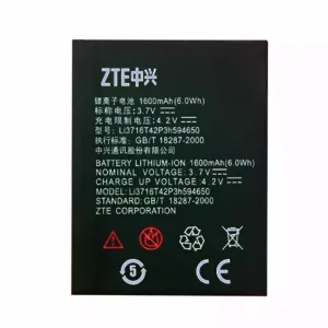 Pin LI3716T42P3H594650 Thích hợp cho ZTE U930,U970,u817,U807,V956,N818,u795+,N881E