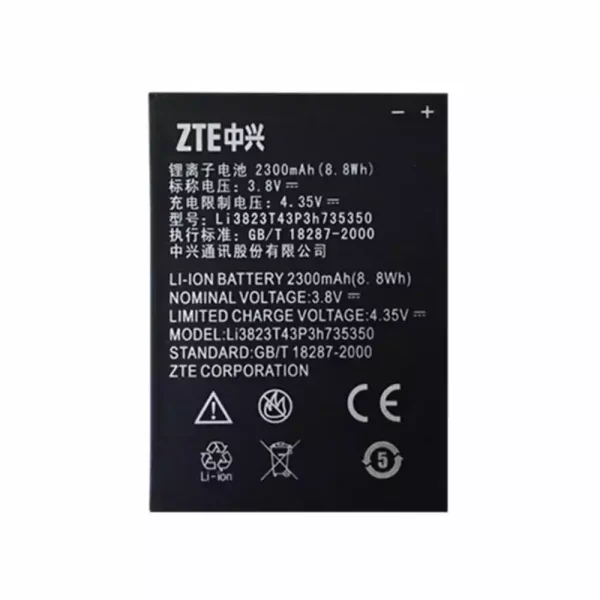 Pin Li3823t43p3h735350 Thích hợp cho ZTE Q802t,v975,N986,Q801L,Q801U,u988s,n986