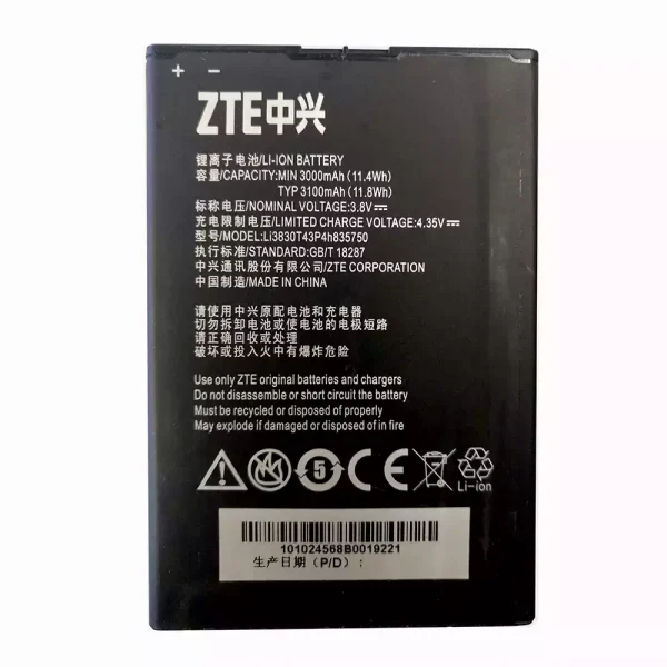 Pin Li3830T43P4H835750 Thích hợp cho ZTE Grand SII S2,S291