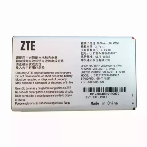 Pin LI3728T42P3H794977 Thích hợp cho ZTE MF923