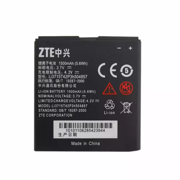 Pin Li3715T42P3h504857 Thích hợp cho ZTE N799D,V768,V788D,U880S,U830,U810,U812,N788,V6700,Z992