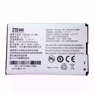 Pin LI3715T42P3H654251 Thích hợp cho ZTE MF65,MF62,MF61,MF60,MF30,AC33,AC30,Z320,U900,U722,U232,U960,U862,U728,U720,U700,V960,VF945,V859,V857,V790,X925,X920,X501,D810,D800