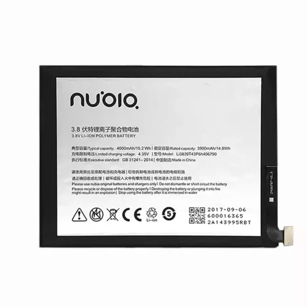 Pin Li3839T43P6h406790 Thích hợp cho Nubia Z11 MAX NX523J,NX535J