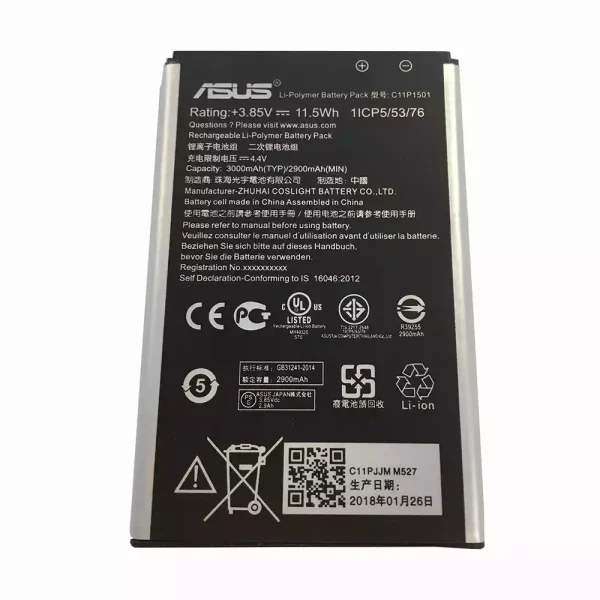 Pin C11P1501 Thích hợp cho ASUS ZenFone 2 Laser