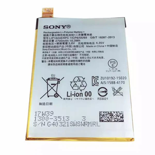 Pin LIP1624ERPC Thích hợp cho SONY Xperia X Performance