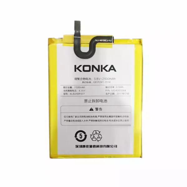 Pin KLB250P377 Thích hợp cho KONKA S3