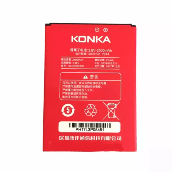 Pin KLB250N389 Thích hợp cho KONKA R11