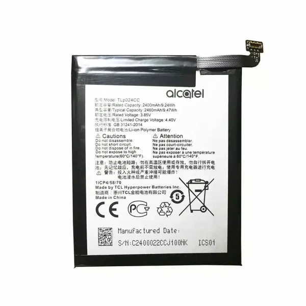 Pin TLP024CC Thích hợp cho TCL 580,520