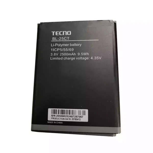 Pin Thích hợp cho TECNO BL-25CT