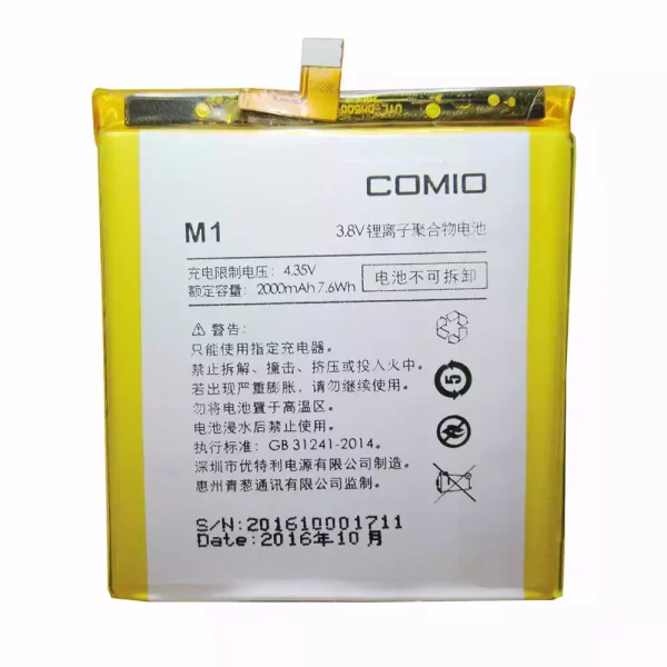 Pin Thích hợp cho COMIO M1