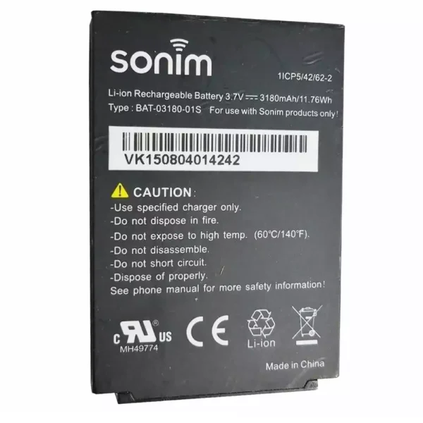 Pin BAT-03180-01S Thích hợp cho Sonim XP5,XP5700