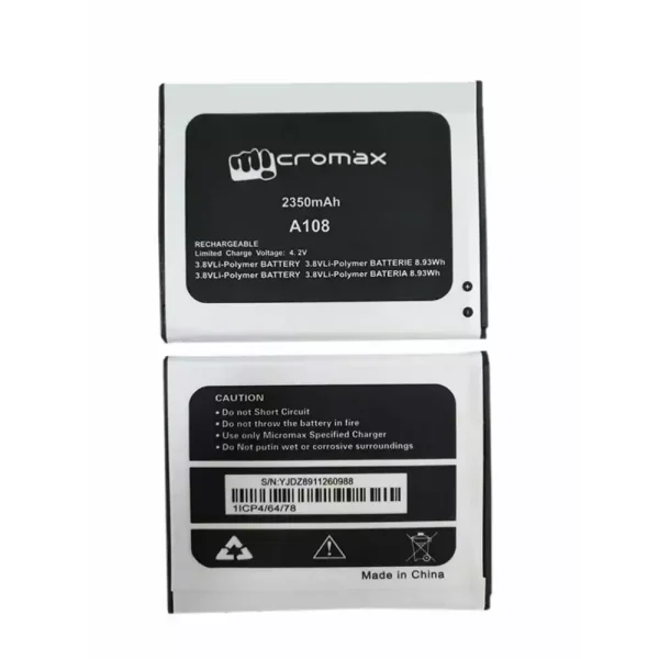 Pin Thích hợp cho Micromax A108