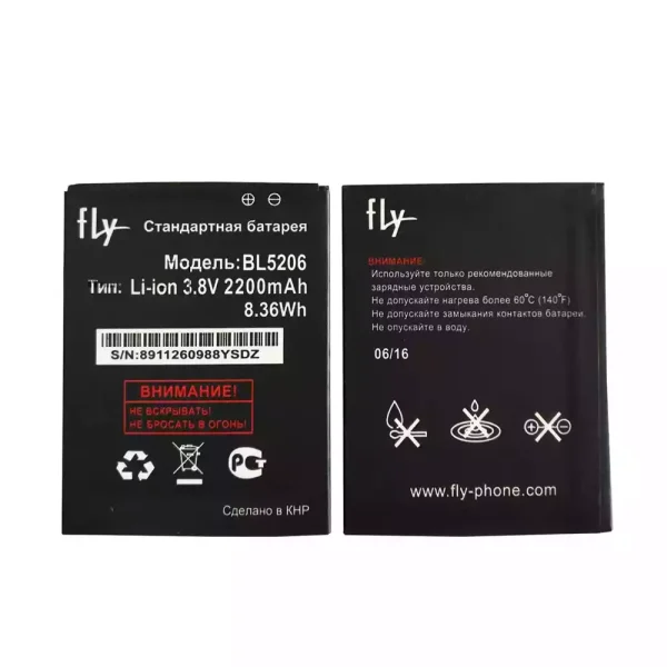 Pin Thích hợp cho FLY BL5206