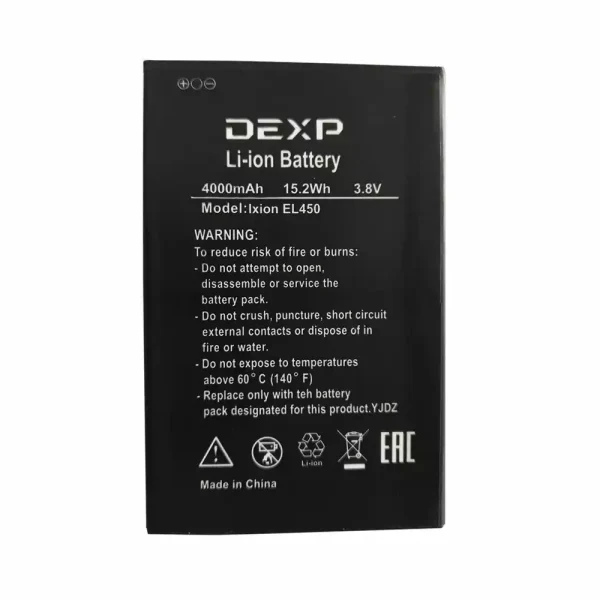 Pin Thích hợp cho DEXP Ixion EL450