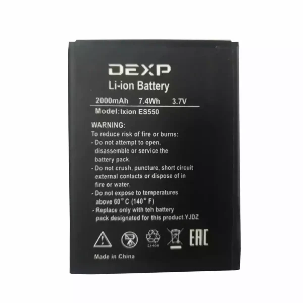 Pin Thích hợp cho DEXP Ixion ES550