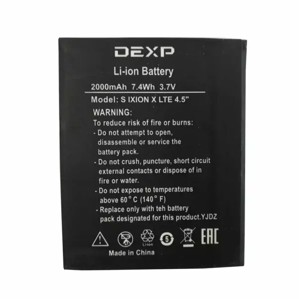 Pin Thích hợp cho DEXP Ixion S Ixion X LTE 4.5''