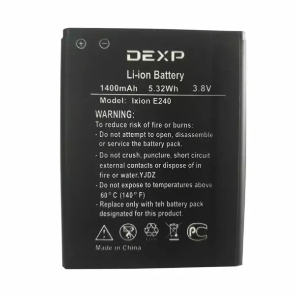 Pin Thích hợp cho DEXP Ixion E240