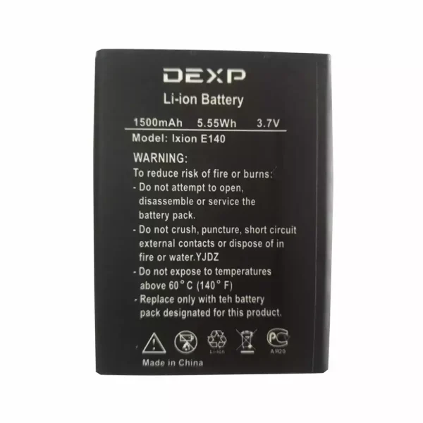 Pin Thích hợp cho DEXP Ixion E140