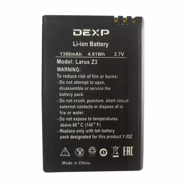 Pin Thích hợp cho DEXP Larus Z3