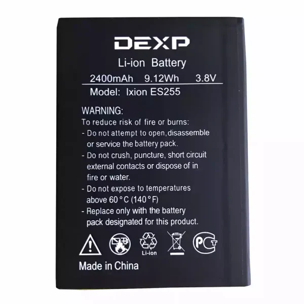 Pin Thích hợp cho DEXP Ixion ES255