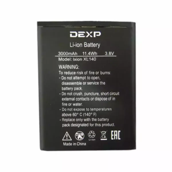 Pin Thích hợp cho DEXP Ixion XL140 FLASH