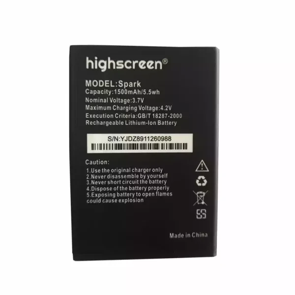 Pin Thích hợp cho Highscreen Spark