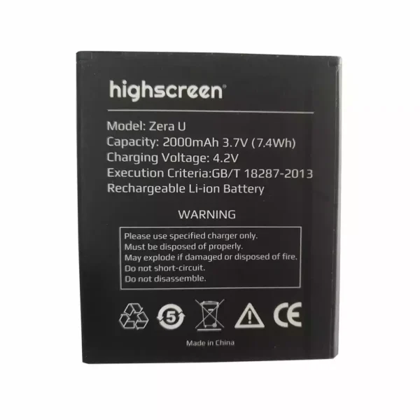 Pin Thích hợp cho Highscreen Zera U