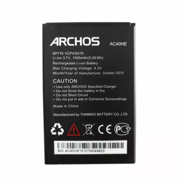 Pin Thích hợp cho ARCHOS AC40HE