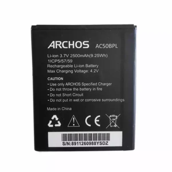 Pin Thích hợp cho ARCHOS AC50BPL