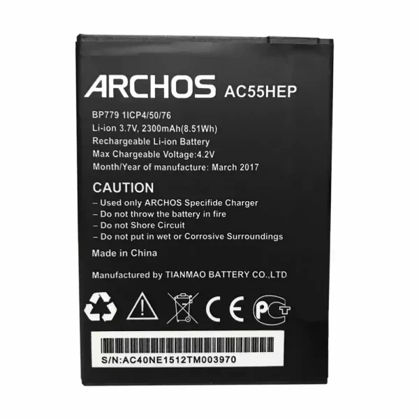 Pin Thích hợp cho ARCHOS AC55HEP